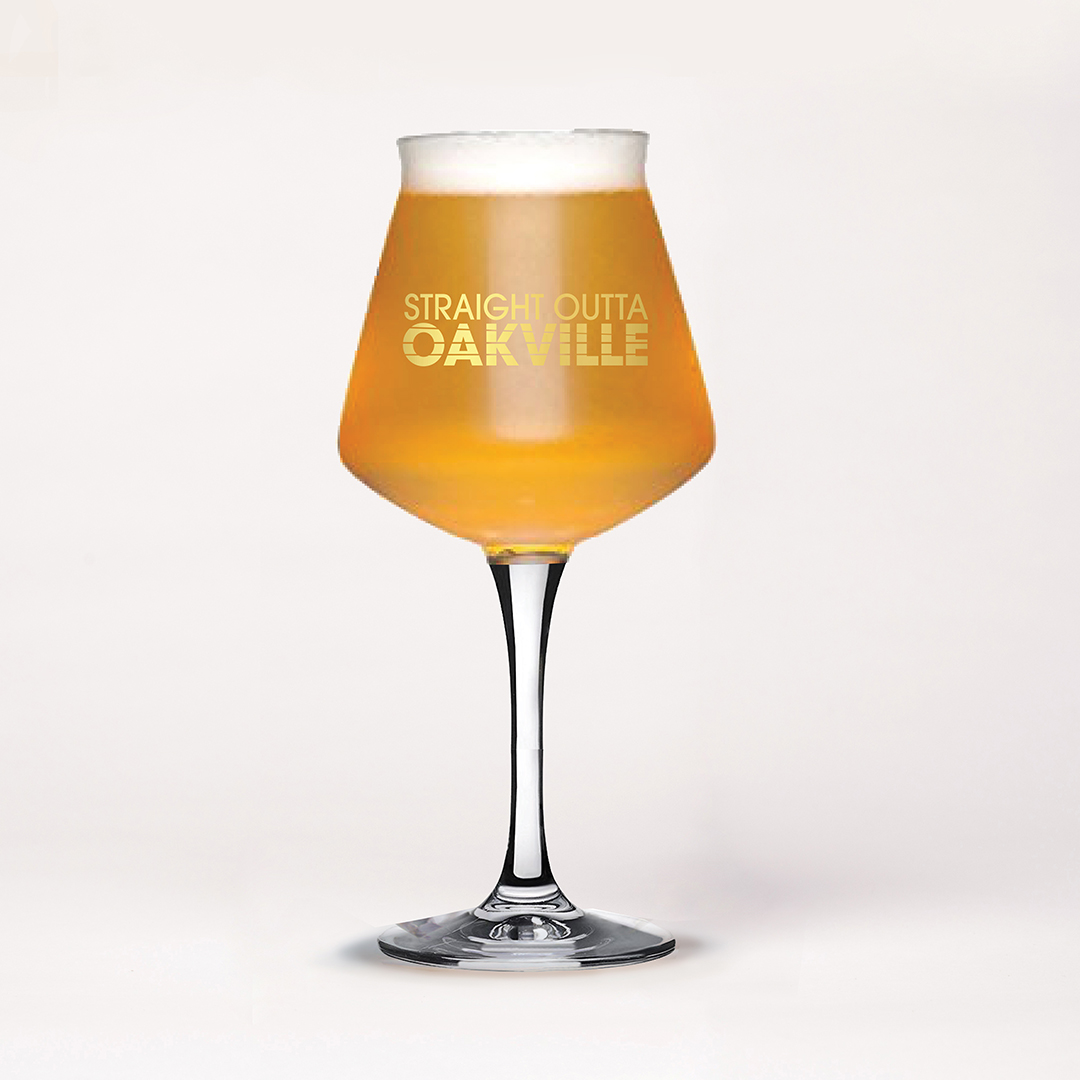Download Straight Outta Oakville Mini Teku Glass Proclamation Ale Company PSD Mockup Templates